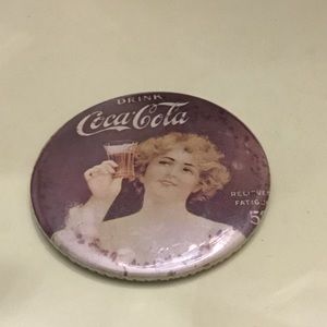 Vintage Coca Cola small purse mirror